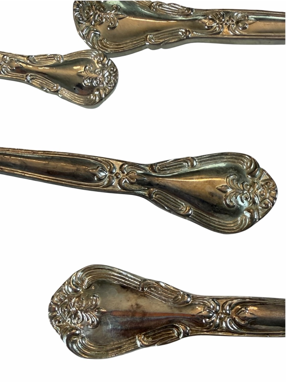 Grandmaster Silverplated Godinger Flatware Floral 68 Piece Set Serving Baroque - Picture 13 of 16